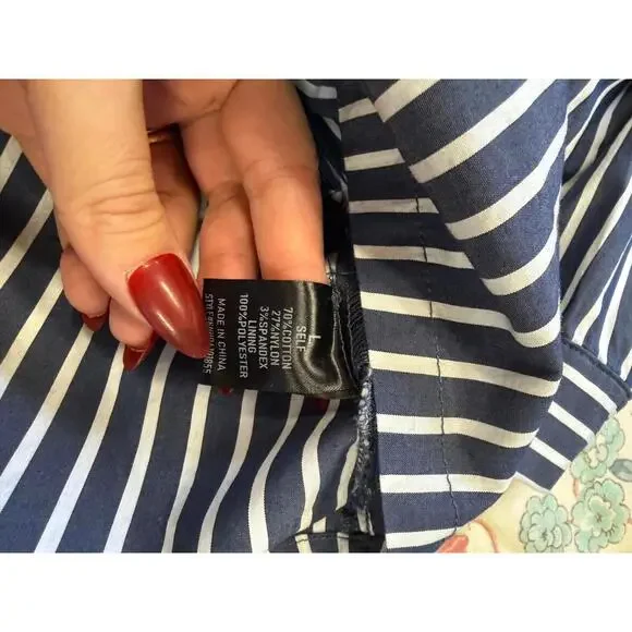 Fashion Nova Striped Shirt Dress with Corset Detail wired size L - Picture 7 of 8